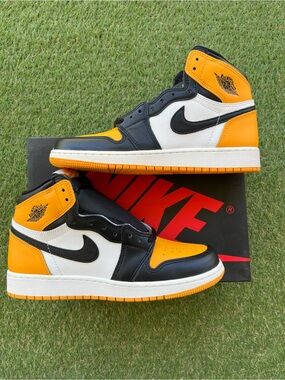Nike Air Jordan 1 High GS Black/White/Yellow